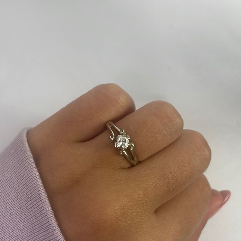 Sterlingsilver Andcrystalring - image 1